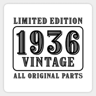 All original parts vintage 1936 limited edition birthday Magnet